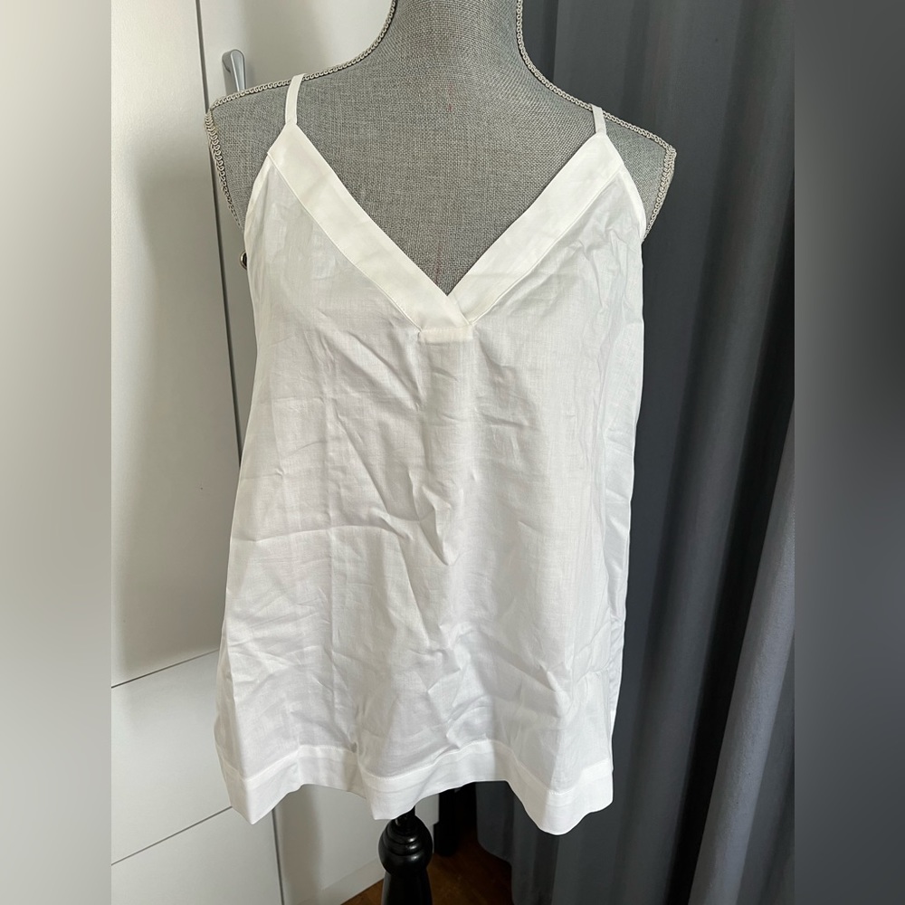 ATHLETA COTTON DREAMS
SLEEP CAMI, Large, White NWT